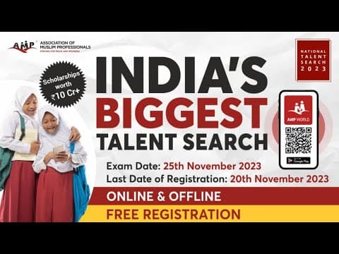 AMP National Talent Search Journey